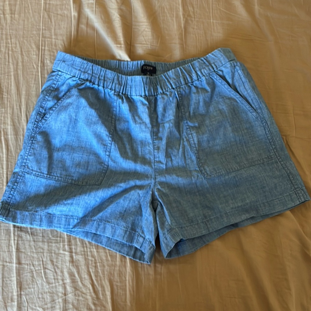 J Crew Chambray Shorts NWT